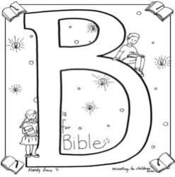 Coloring Page-B-Bible